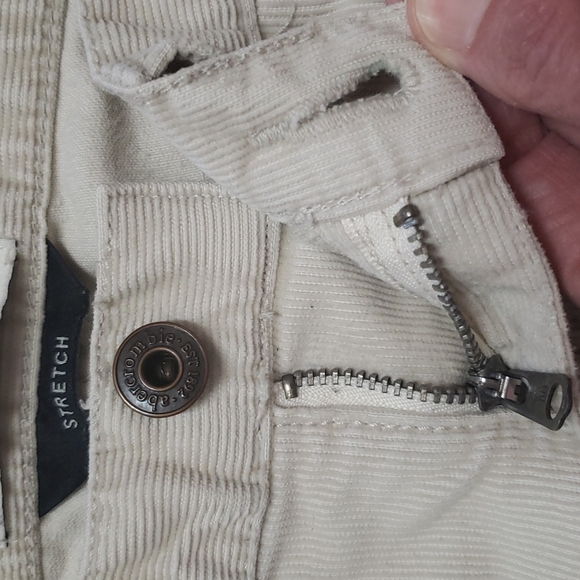 Abercrombie Corduroy "MacKenzie" Stretch Shorts Girl's size 10 - Picture 4 of 6